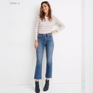 Madewell Cali Demi-Boot Blue Jeans